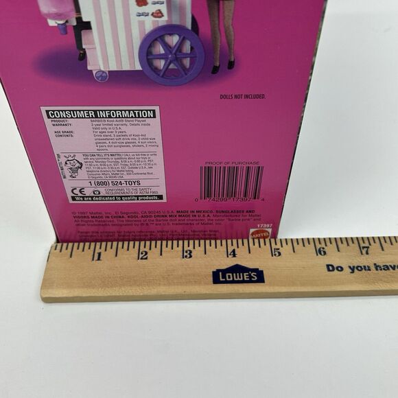 Barbie Kool Aid Soft Drink Stand Playset Mattel 1997 Item No 17397 NRFB NIB - Picture 11 of 12